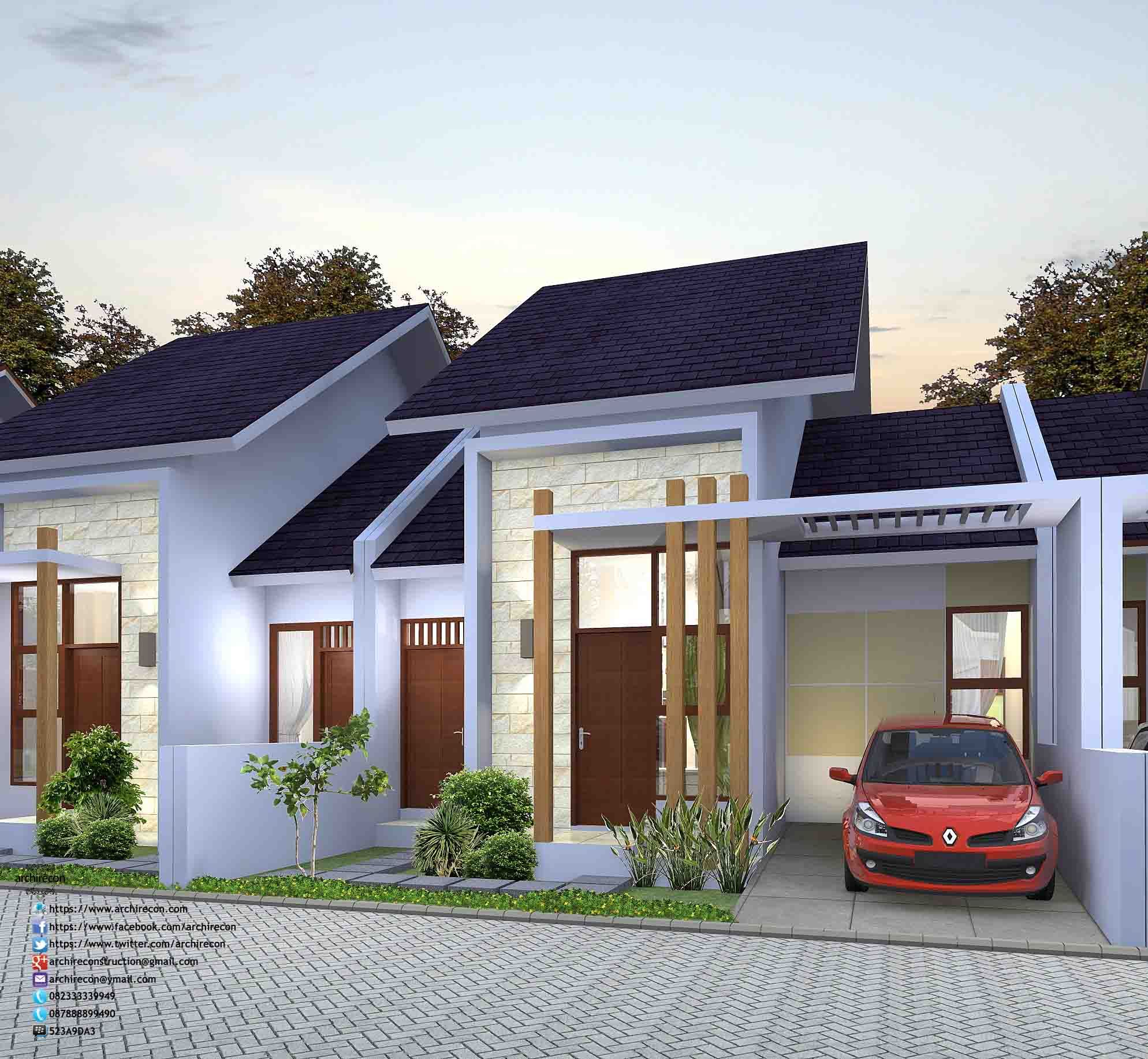 Detail Gambar Rumah Tipe 36 Latar Pohon 3d Nomer 34