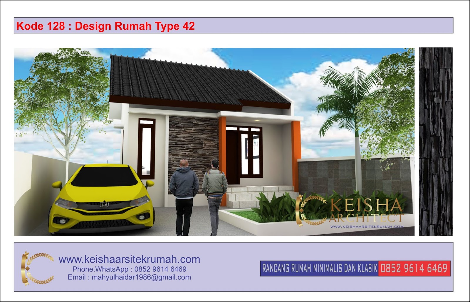 Detail Gambar Rumah Tipe 42 Nomer 23