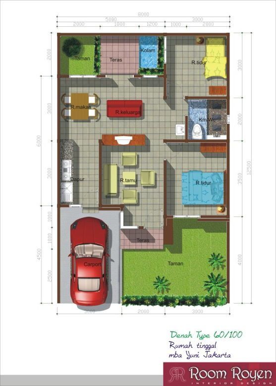 Detail Gambar Rumah Tipe 60 Nomer 52