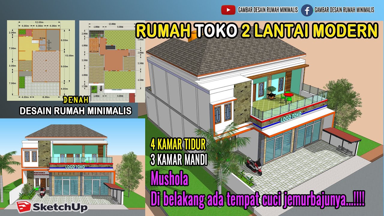 Detail Gambar Rumah Toko Nomer 32