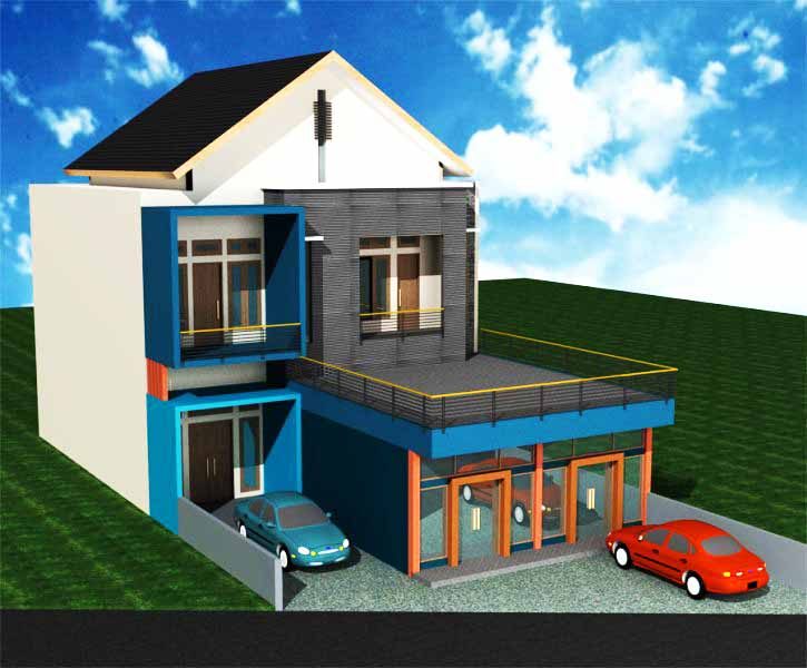 Detail Gambar Rumah Toko Minimalis Nomer 49