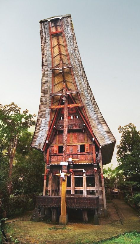 Detail Gambar Rumah Tongkonan Toraja Nomer 50