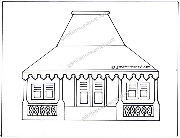 Detail Gambar Rumah Tradisional Kartun Nomer 28