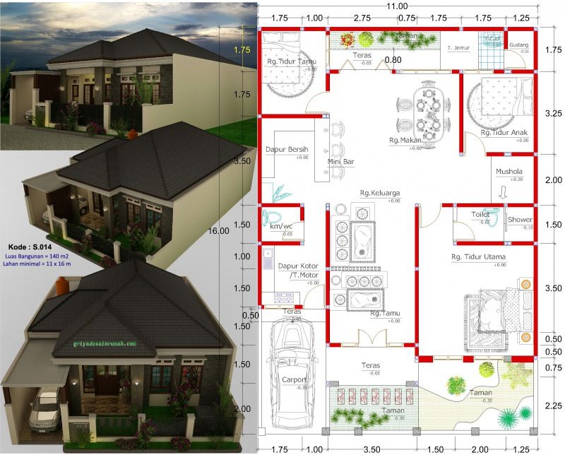 Detail Gambar Rumah Type 80 Nomer 30