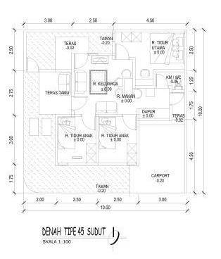 Detail Gambar Rumah Ukuran 10x10 Nomer 40