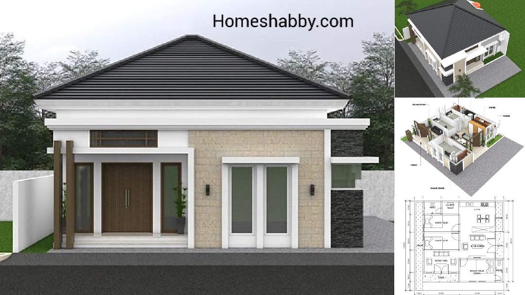 Detail Gambar Rumah Ukuran 10x10 Nomer 7