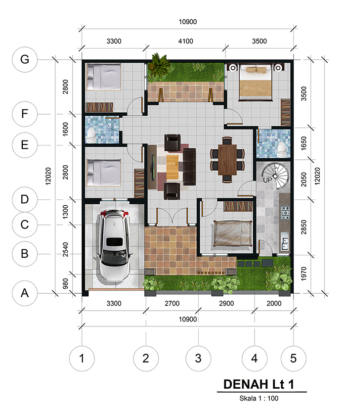 Detail Gambar Rumah Ukuran 10x12 Nomer 47