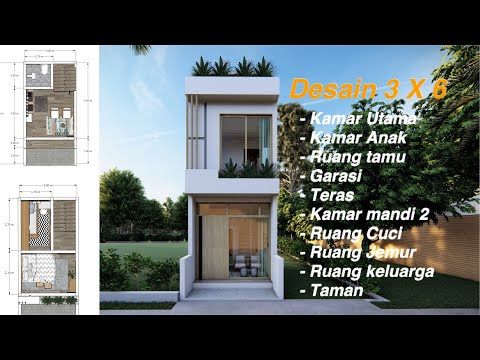 Detail Gambar Rumah Ukuran 3x6 Nomer 10