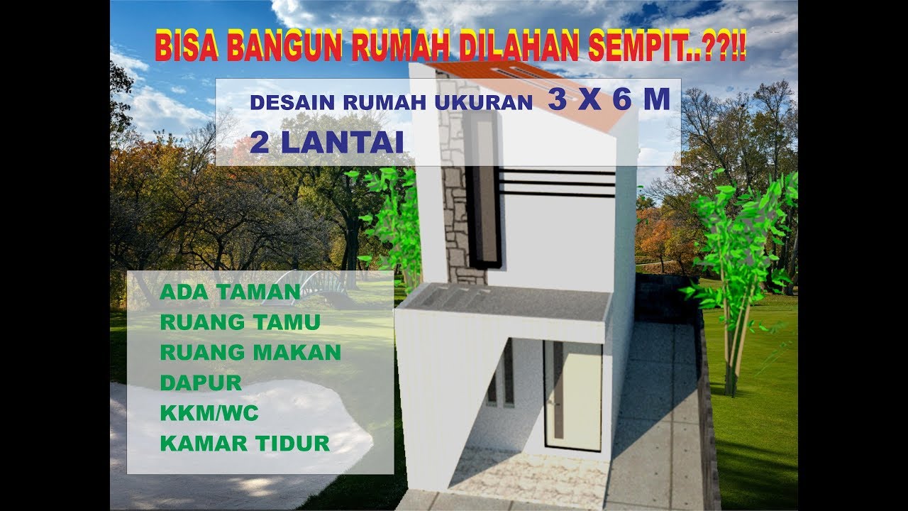 Detail Gambar Rumah Ukuran 3x6 Nomer 8