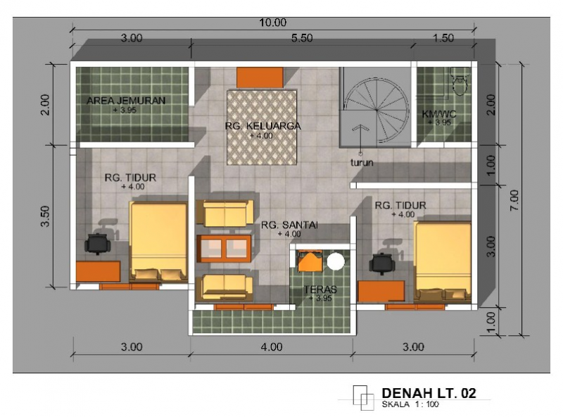 Detail Gambar Rumah Ukuran 5x7 Nomer 32