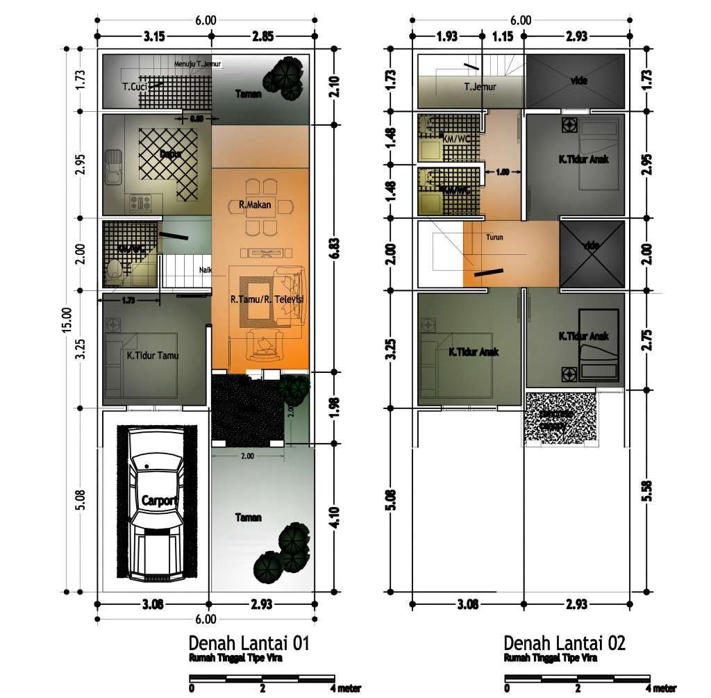 Detail Gambar Rumah Ukuran 5x7 Nomer 49