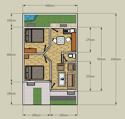 Detail Gambar Rumah Ukuran 6x6 M Nomer 47