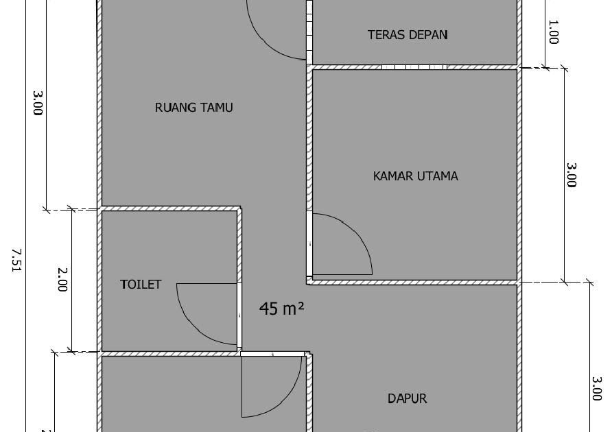 Detail Gambar Rumah Ukuran 6x7 Nomer 33