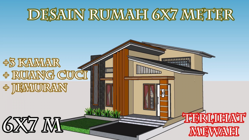 Detail Gambar Rumah Ukuran 6x7 Nomer 53