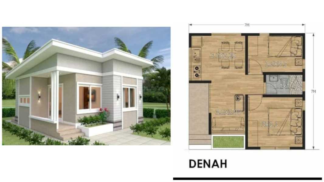 Detail Gambar Rumah Ukuran 6x7 Meter Nomer 48