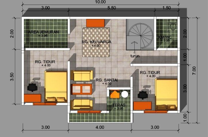 Detail Gambar Rumah Ukuran 6x8 Nomer 12