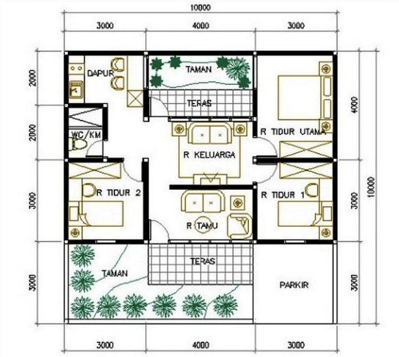 Detail Gambar Rumah Ukuran 6x8 Nomer 23