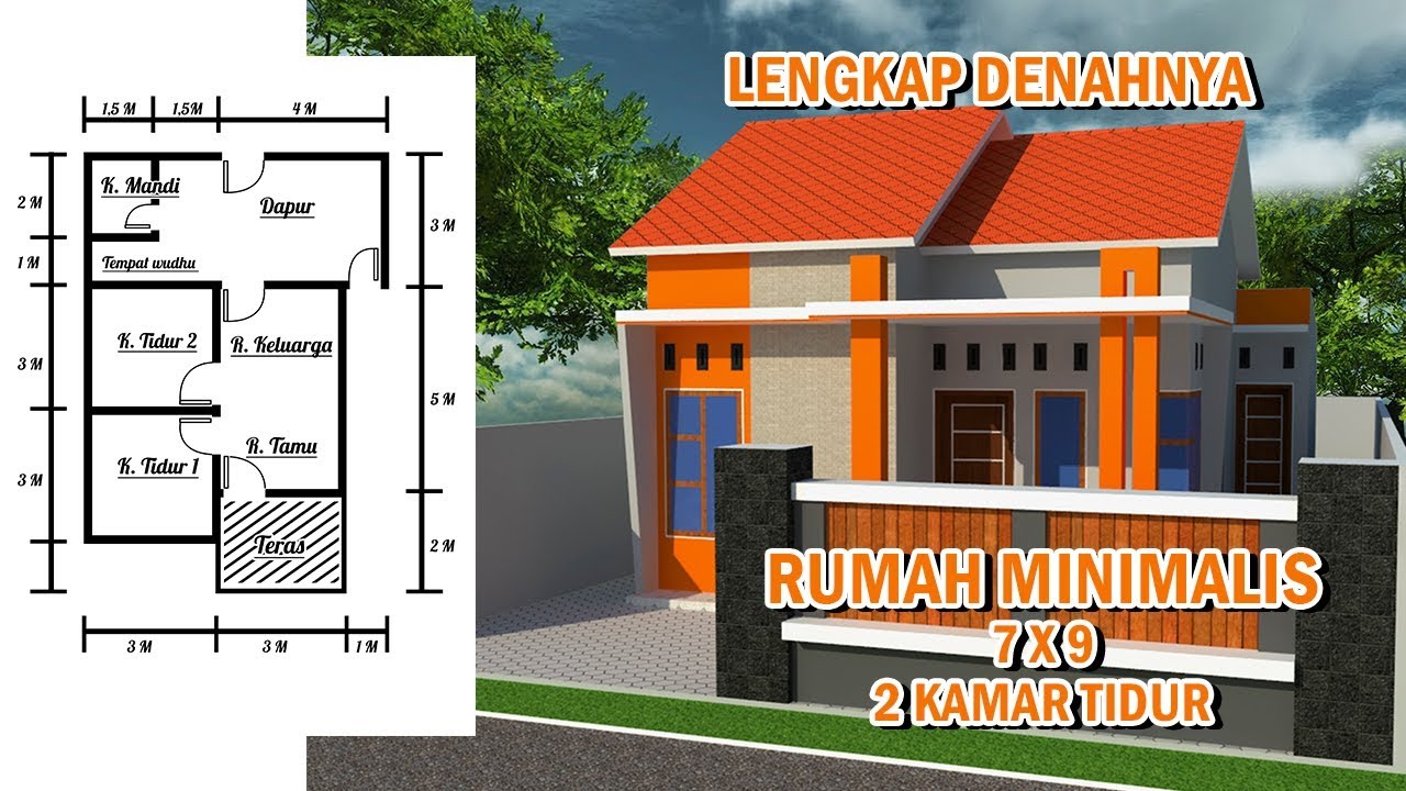 Detail Gambar Rumah Ukuran 7 9 Nomer 2