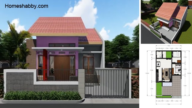 Detail Gambar Rumah Ukuran 7x10 Nomer 29