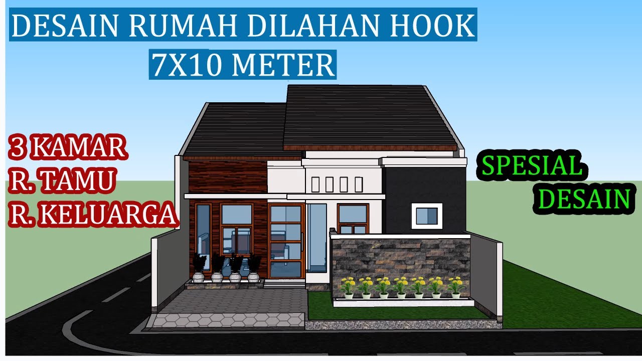 Detail Gambar Rumah Ukuran 7x10 Nomer 6