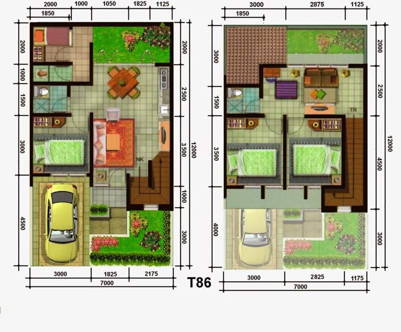 Detail Gambar Rumah Ukuran 7x10 Nomer 56