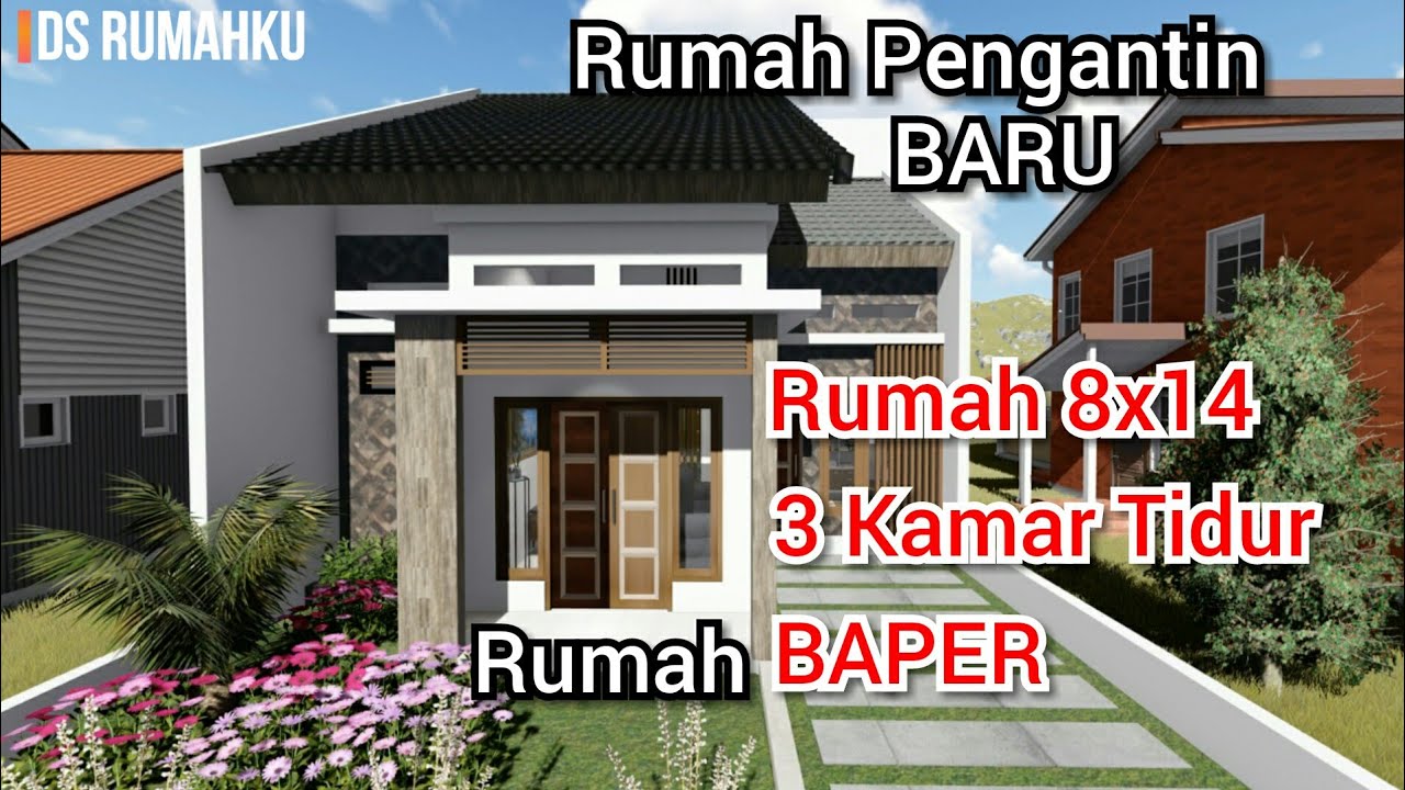 Detail Gambar Rumah Ukuran 8x14 Nomer 6