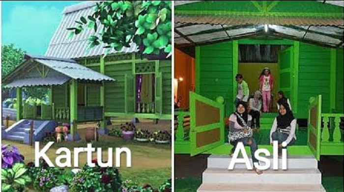 Detail Gambar Rumah Upin Dan Ipin Nomer 9