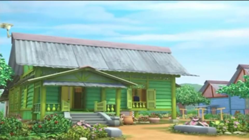 Detail Gambar Rumah Upin Ipin Kartun Nomer 32