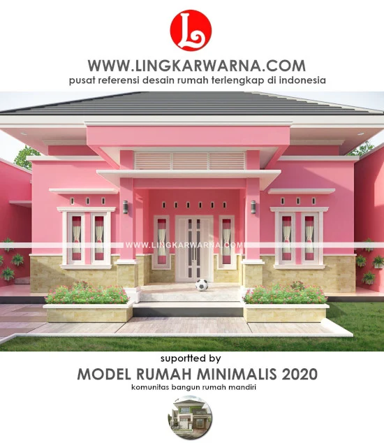 Detail Gambar Rumah Warna Pink Putih Nomer 9