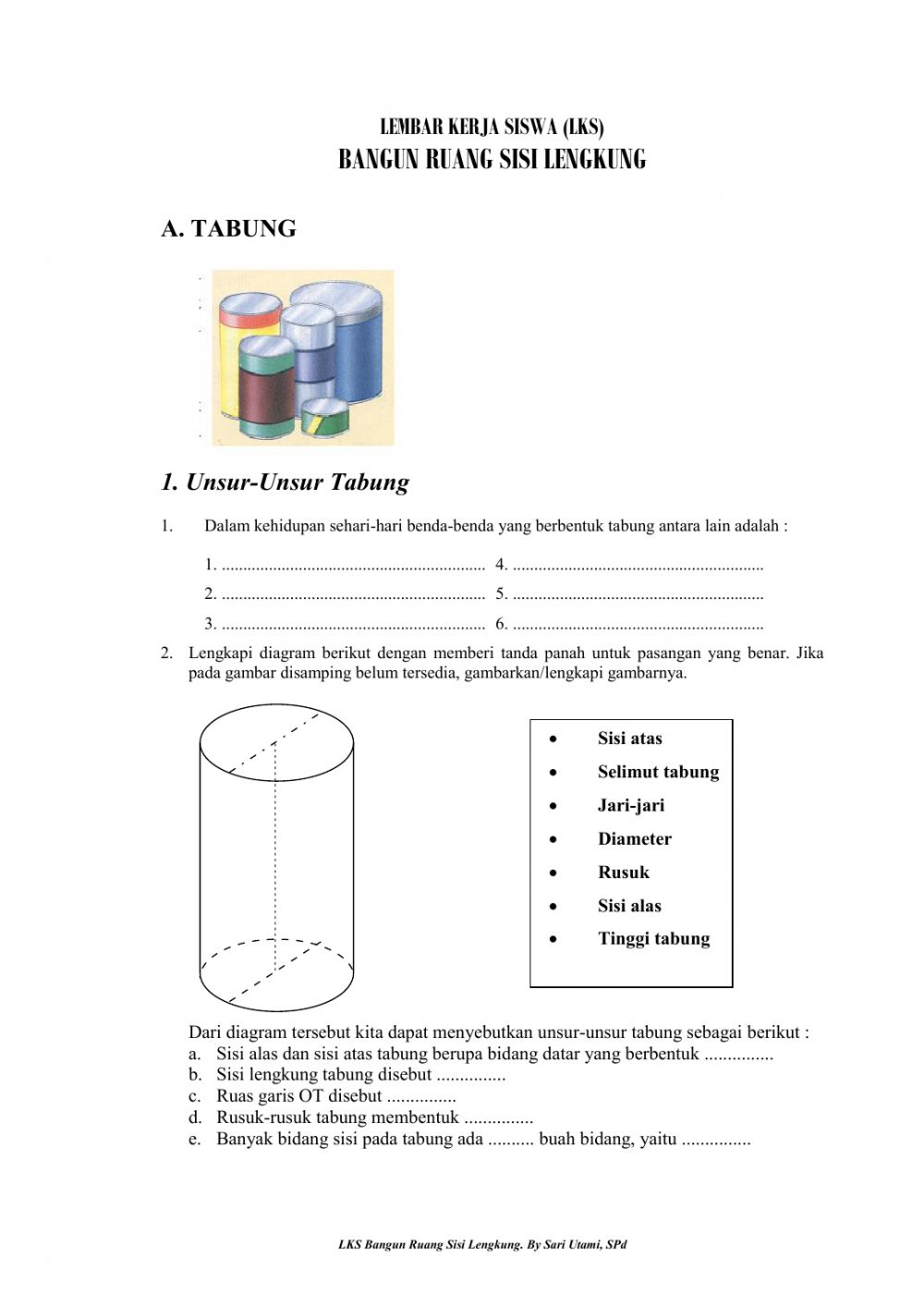 Detail Gambar Rusuk Tabung Nomer 25