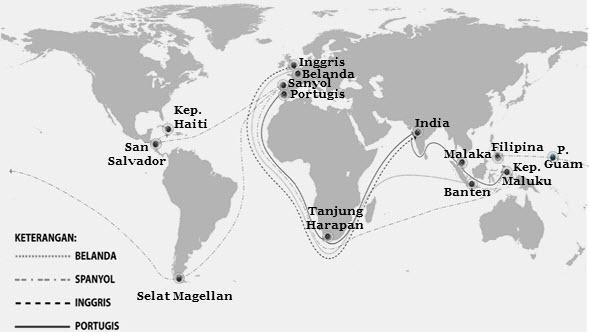 Detail Gambar Rute Perjalanan Portugis Ke Indonesia Nomer 17