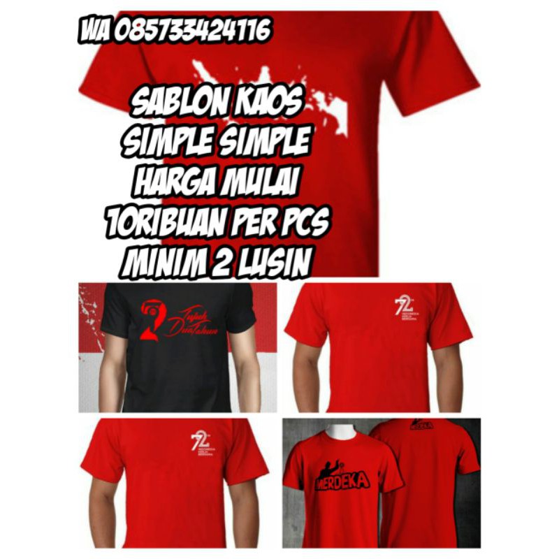 Detail Gambar Sablon Kaos Simple Nomer 51