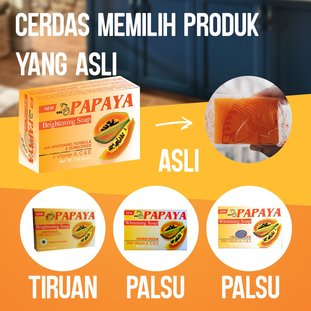 Detail Gambar Sabun Pepaya Asli Nomer 2