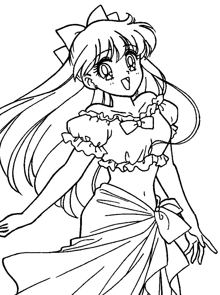 Detail Gambar Sailor Moon Hitam Putih Nomer 3