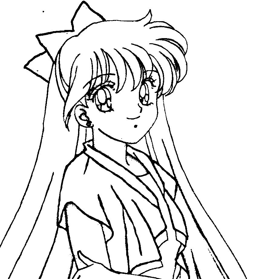 Detail Gambar Sailor Moon Hitam Putih Nomer 5