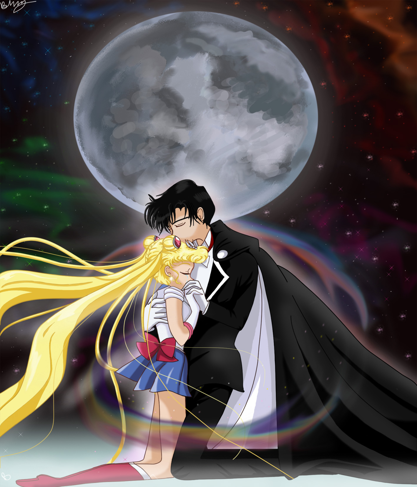 Detail Gambar Sailormoon Dan Tuxedo Bertopeng Nomer 19