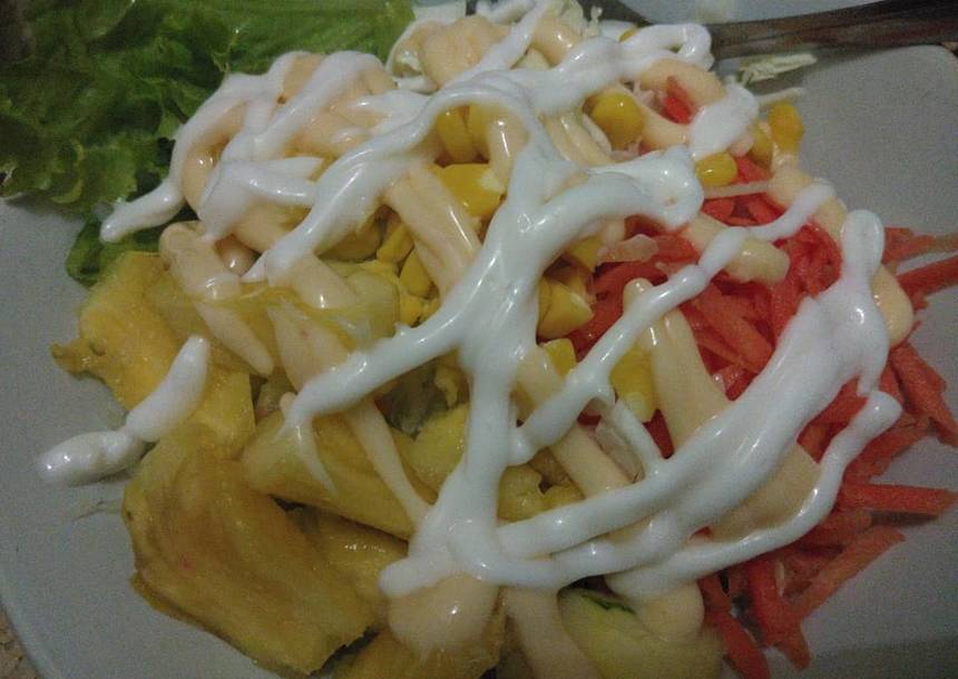 Detail Gambar Sajian Salad Sayur Nomer 24