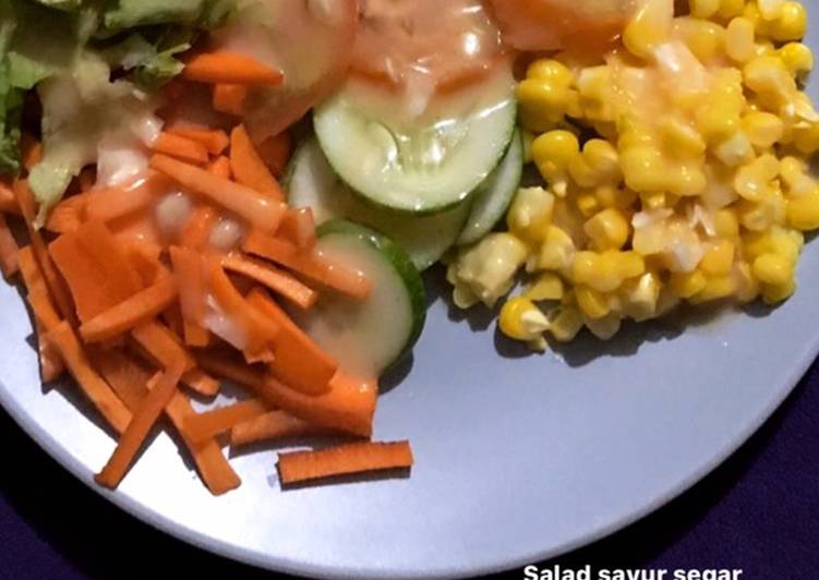 Detail Gambar Sajian Salad Sayur Nomer 29