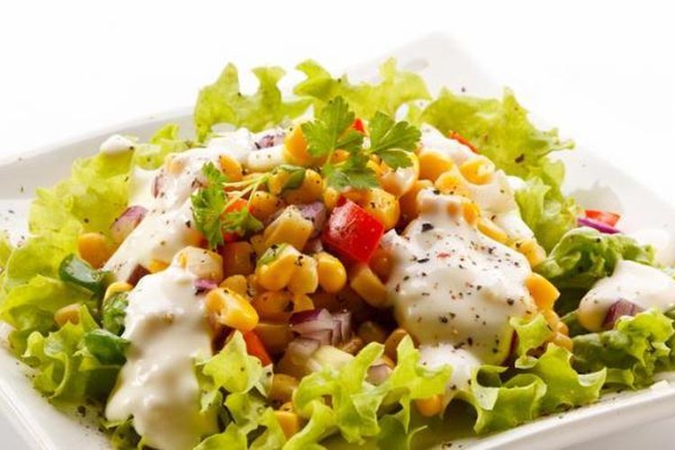 Detail Gambar Sajian Salad Sayur Nomer 9