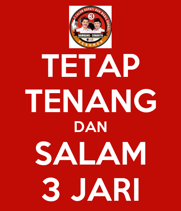 Detail Gambar Salam 3 Jari Nomer 11