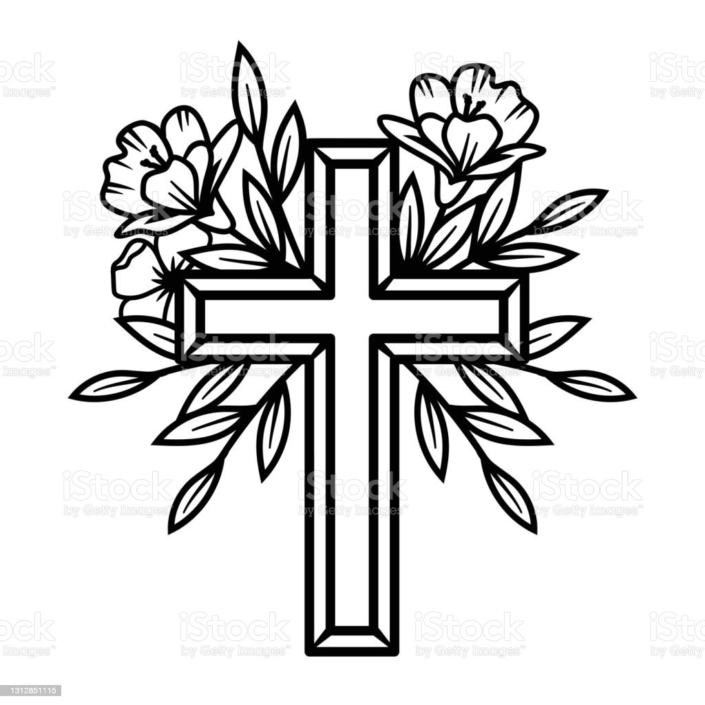 Detail Gambar Salib Dan Bunga Nomer 2