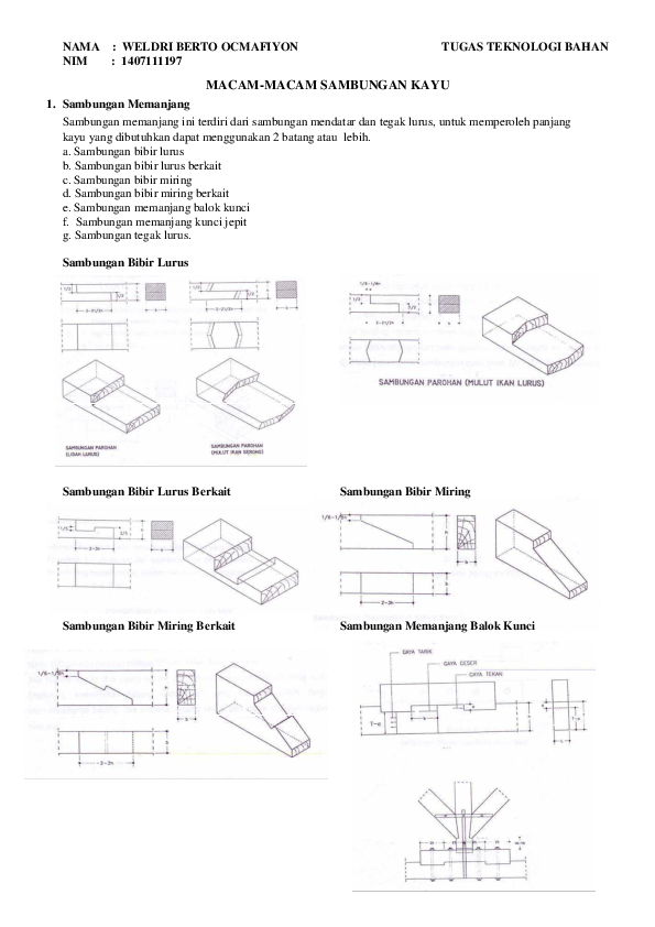 Detail Gambar Sambungan Kayu Nomer 10