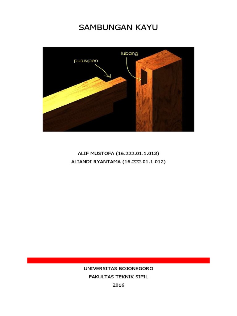 Detail Gambar Sambungan Kayu Teknik Sipil Nomer 13