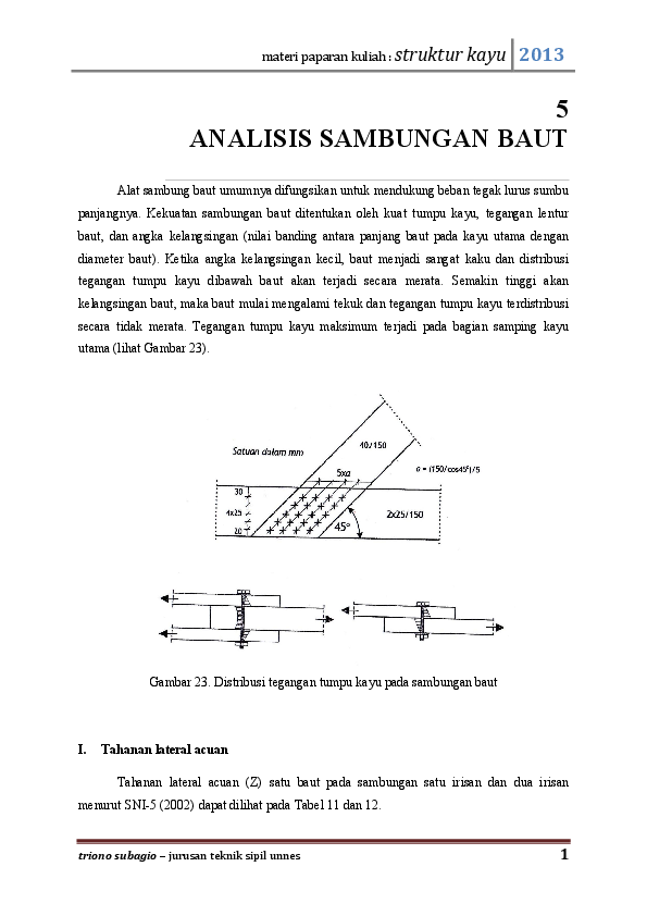 Detail Gambar Sambungan Kayu Teknik Sipil Nomer 44