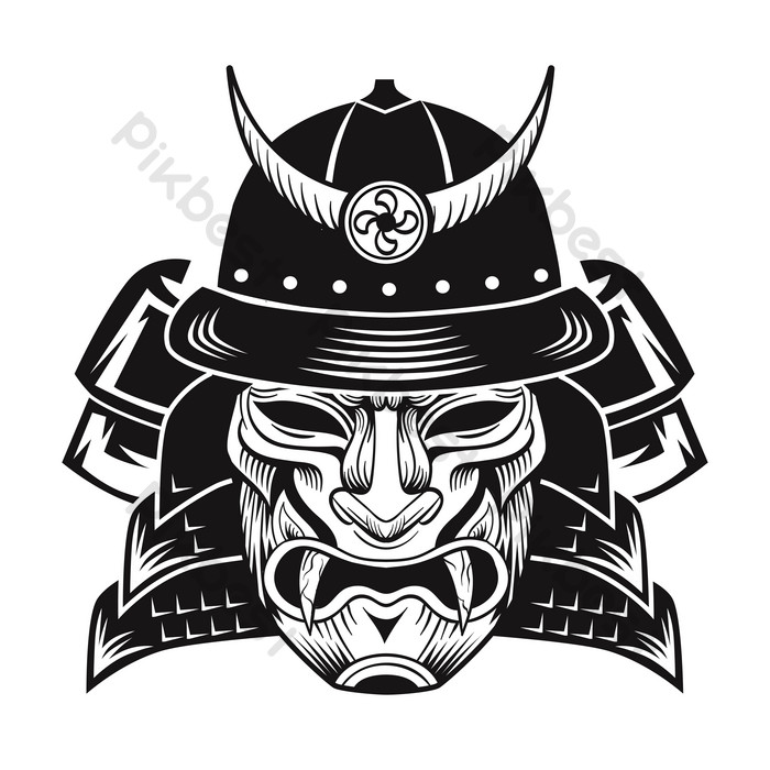 Detail Gambar Samurai Hitam Putih Nomer 44