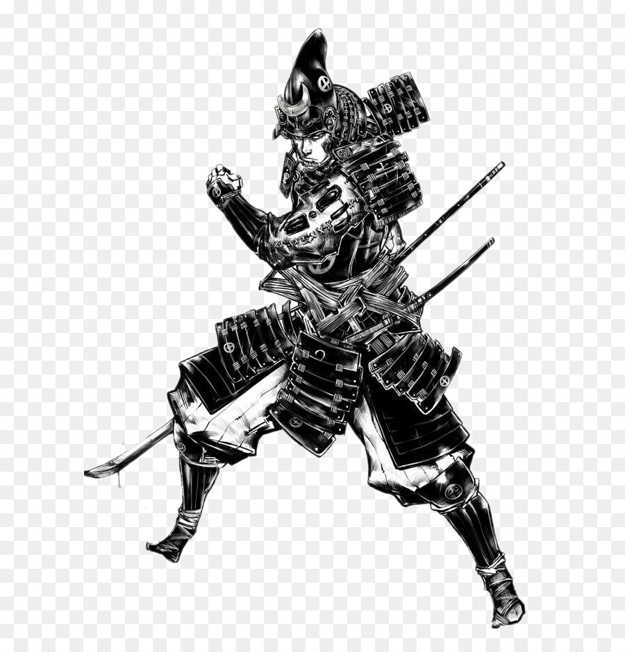 Detail Gambar Samurai Hitam Putih Nomer 8