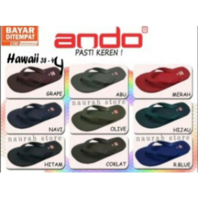 Detail Gambar Sandal Ando Nomer 34