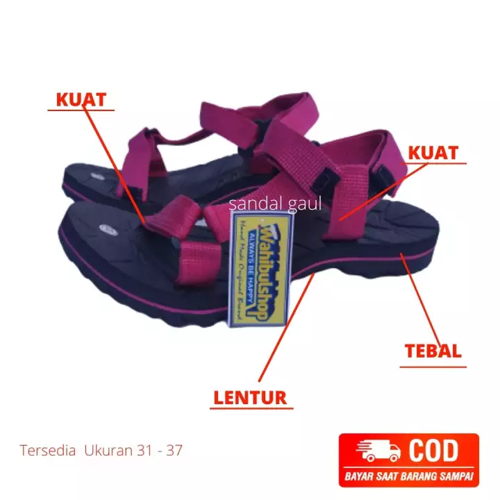 Detail Gambar Sandal Gunung Nomer 47