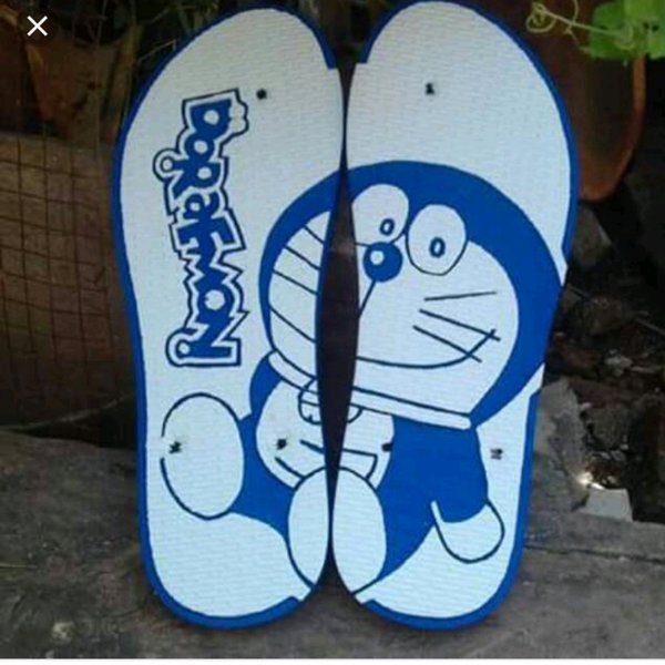 Detail Gambar Sandal Ukir Doraemon Nomer 13