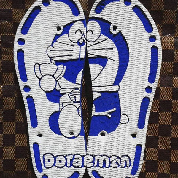 Detail Gambar Sandal Ukir Doraemon Nomer 17